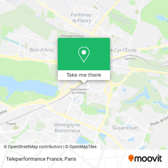 Mapa Teleperformance France