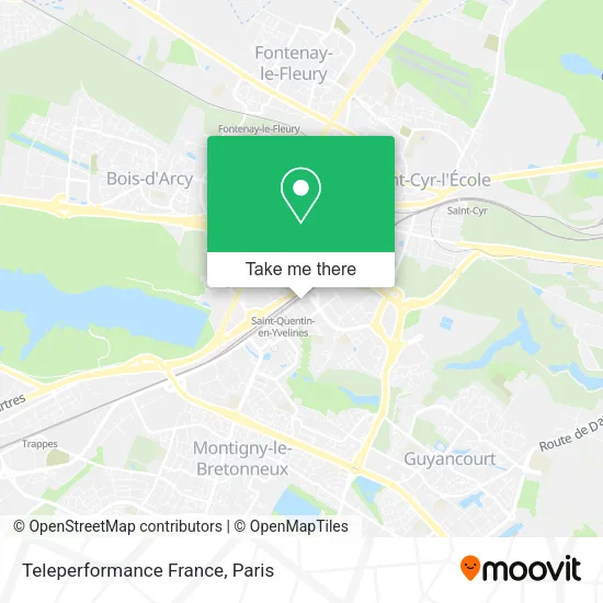 Teleperformance France map