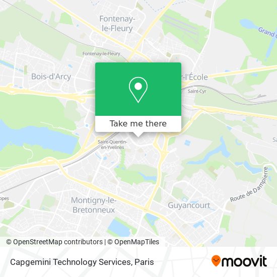 Capgemini Technology Services map