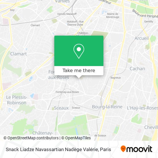 Snack Liadze Navassartian Nadège Valérie map