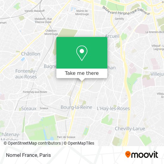 Nomel France map