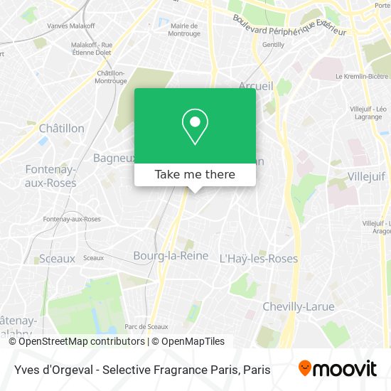 Yves d'Orgeval - Selective Fragrance Paris map