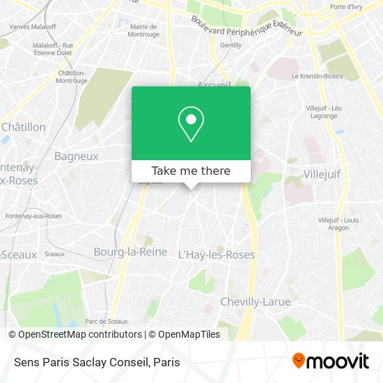 Sens Paris Saclay Conseil map