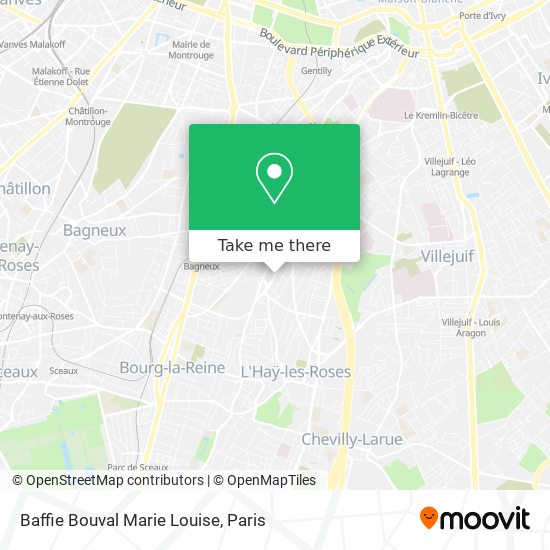 Mapa Baffie Bouval Marie Louise