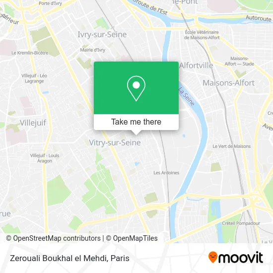 Zerouali Boukhal el Mehdi map