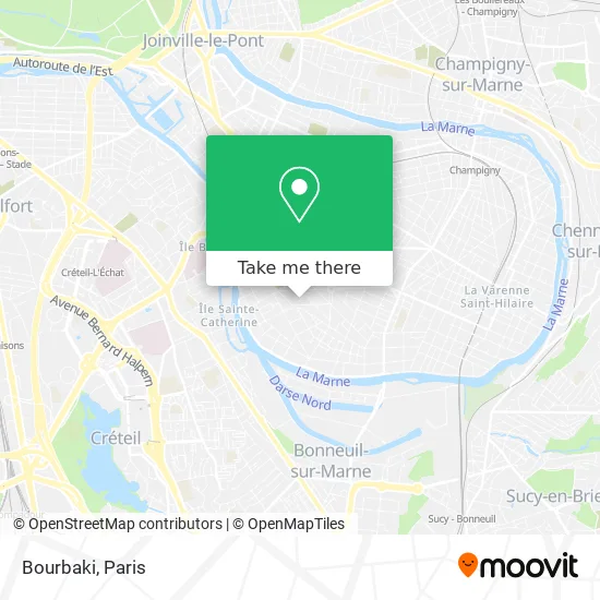 Bourbaki map