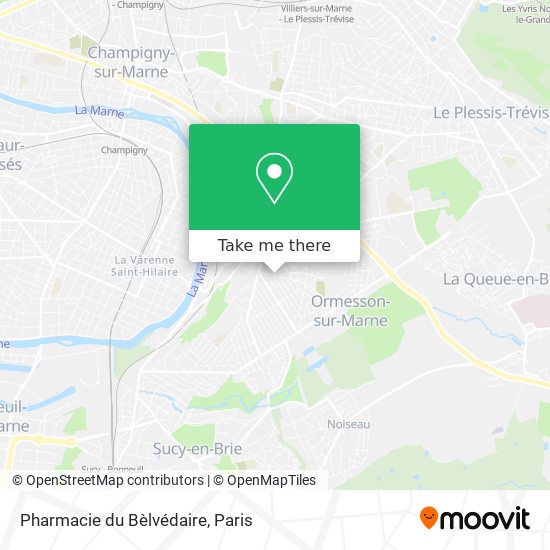 Pharmacie du Bèlvédaire map