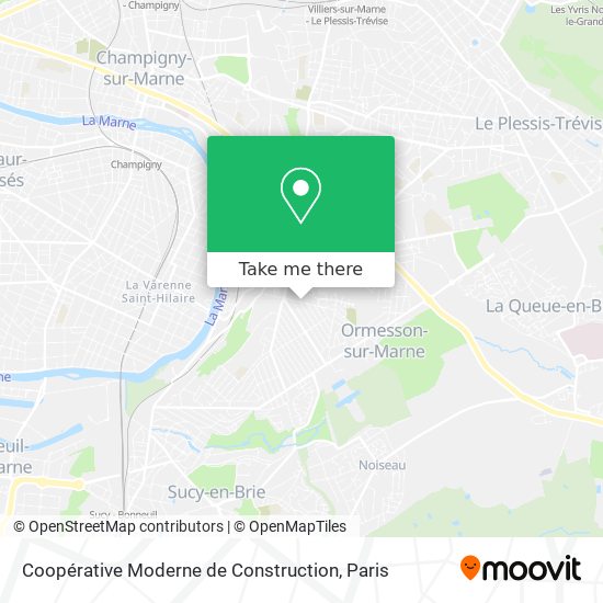 Coopérative Moderne de Construction map