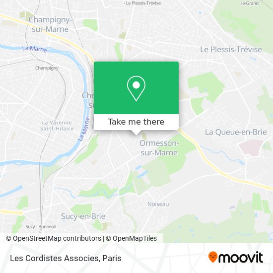 Les Cordistes Associes map