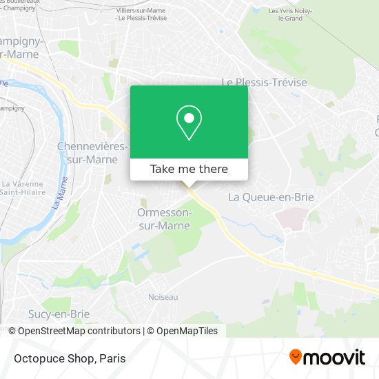 Mapa Octopuce Shop