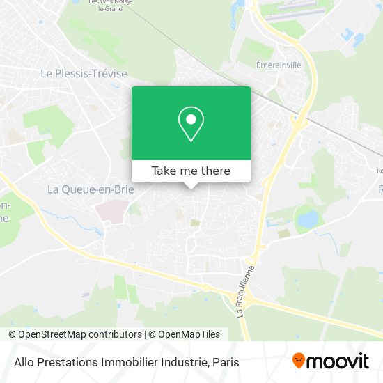 Allo Prestations Immobilier Industrie map