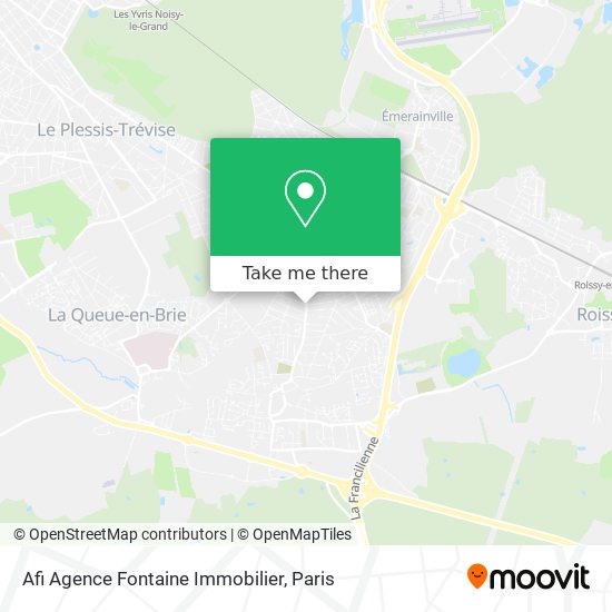 Mapa Afi Agence Fontaine Immobilier