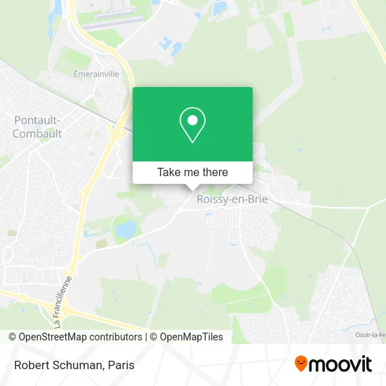 Robert Schuman map