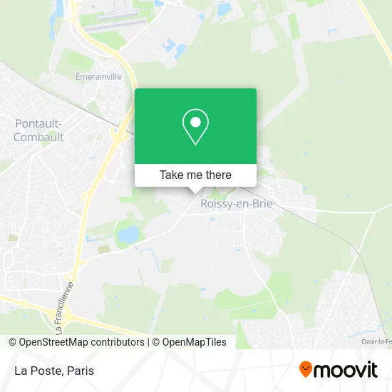 La Poste map
