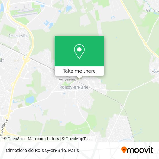 Cimetière de Roissy-en-Brie map