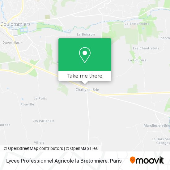 Lycee Professionnel Agricole la Bretonniere map