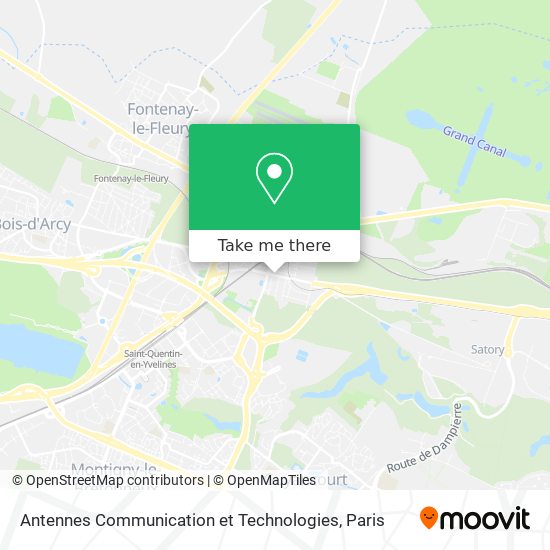 Antennes Communication et Technologies map