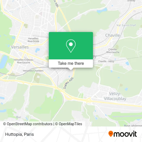 Huttopia map