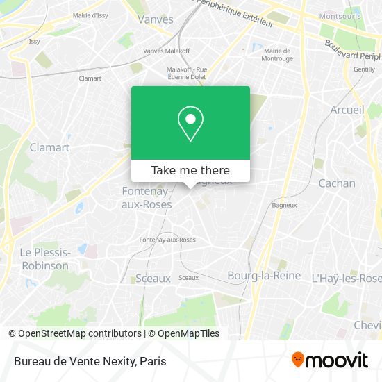 Bureau de Vente Nexity map