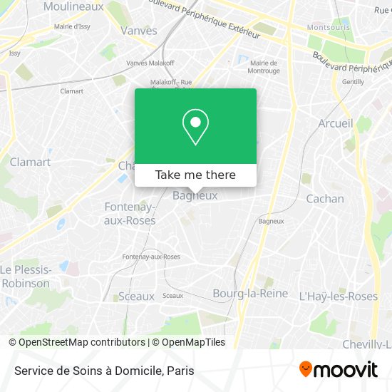 Service de Soins à Domicile map