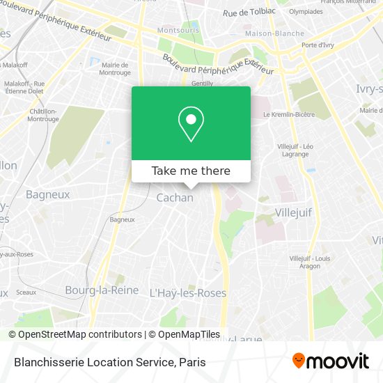Blanchisserie Location Service map