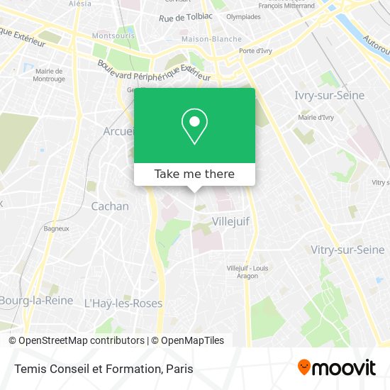 Temis Conseil et Formation map