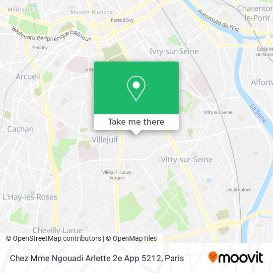 Chez Mme Ngouadi Arlette 2e App 5212 map