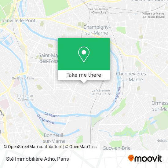 Sté Immobilière Atho map