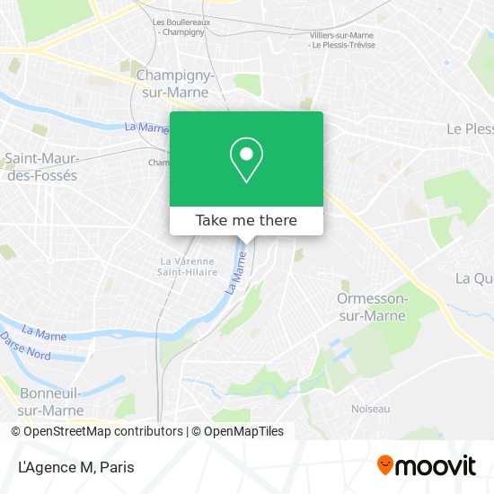 L'Agence M map