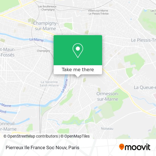 Mapa Pierreux Ile France Soc Nouv