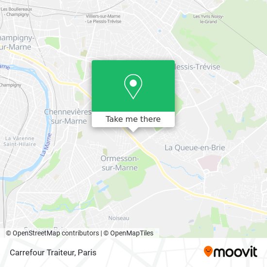 Carrefour Traiteur map