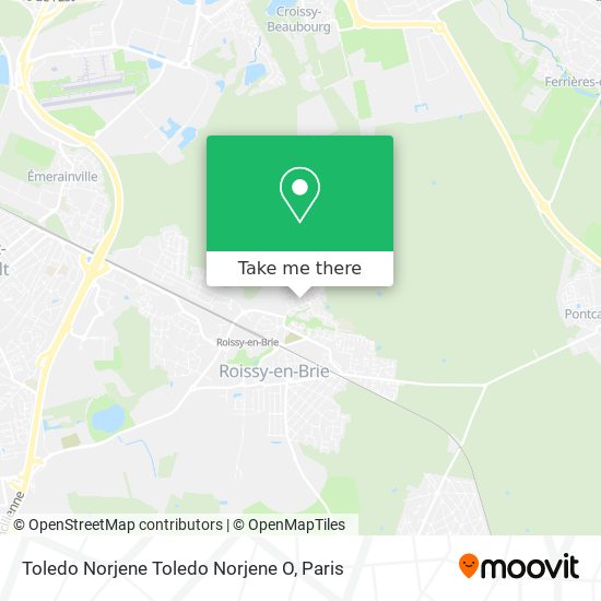 Toledo Norjene Toledo Norjene O map