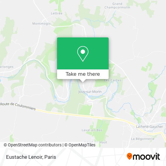 Mapa Eustache Lenoir