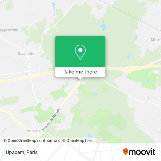 Upacem map