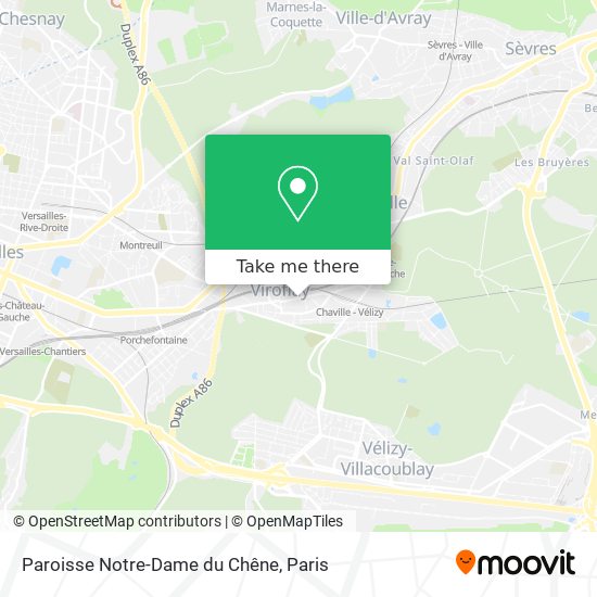 Paroisse Notre-Dame du Chêne map
