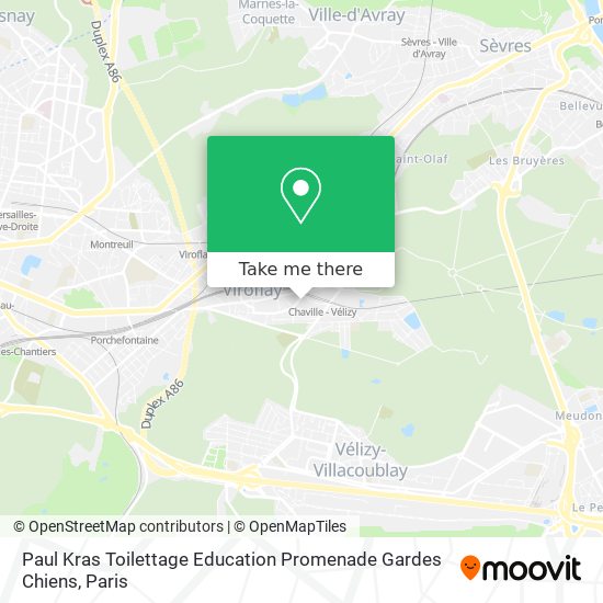 Paul Kras Toilettage Education Promenade Gardes Chiens map
