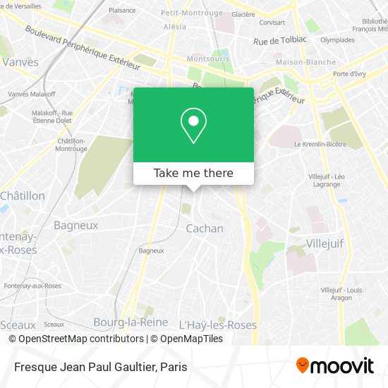Mapa Fresque Jean Paul Gaultier
