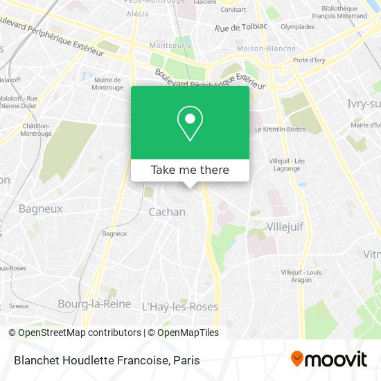 Blanchet Houdlette Francoise map