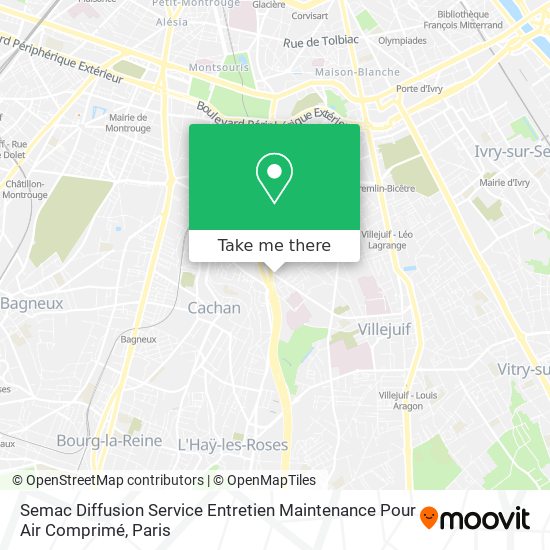 Semac Diffusion Service Entretien Maintenance Pour Air Comprimé map