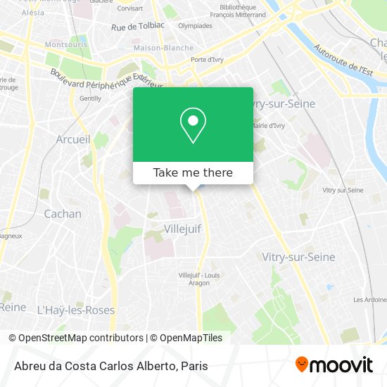 Mapa Abreu da Costa Carlos Alberto