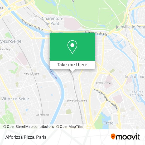 Alforizza Pizza map