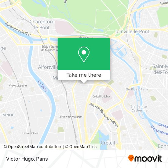 Victor Hugo map