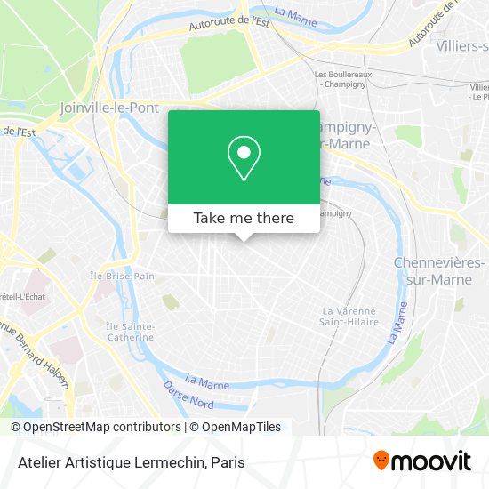 Atelier Artistique Lermechin map
