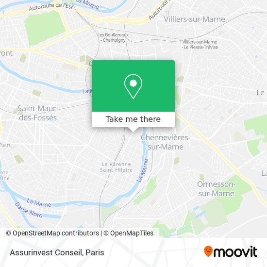 Assurinvest Conseil map