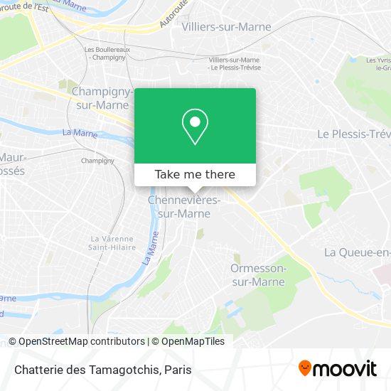 Mapa Chatterie des Tamagotchis