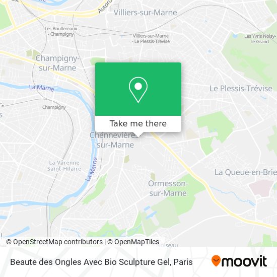 Beaute des Ongles Avec Bio Sculpture Gel map