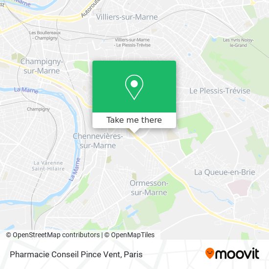 Pharmacie Conseil Pince Vent map