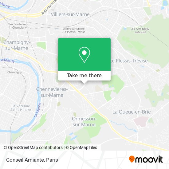 Conseil Amiante map