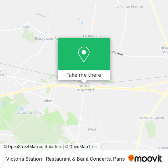 Victoria Station - Restaurant & Bar à Concerts map