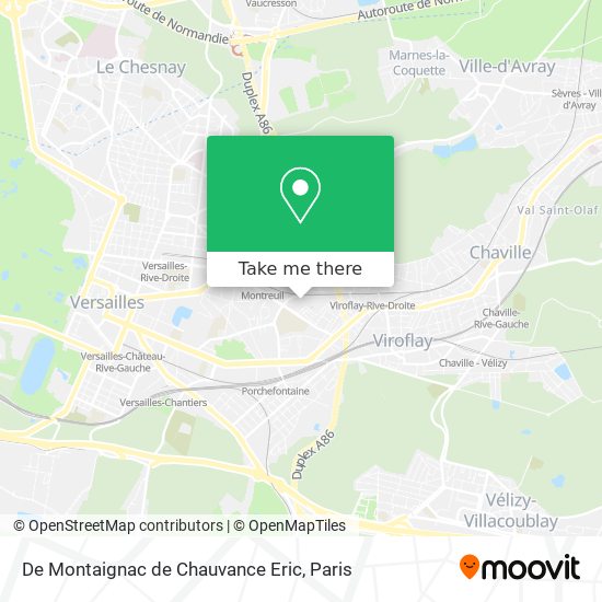 De Montaignac de Chauvance Eric map